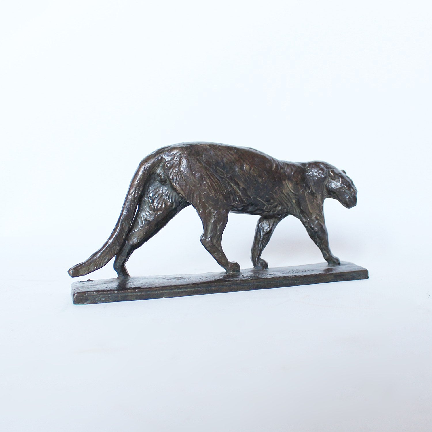 Alberic Collin Art Deco bronze panther at Jeroen Markies