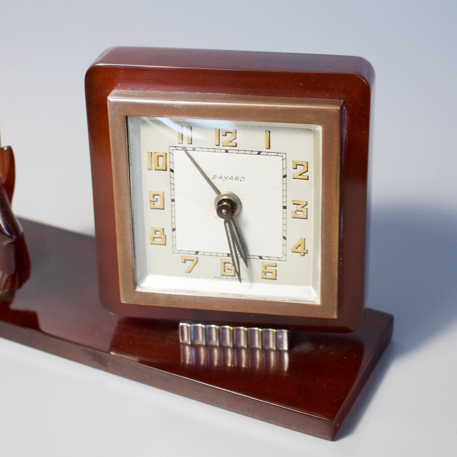 Art Deco Bakelite Desk Clock by Bayard Jeroen Markies Art Deco