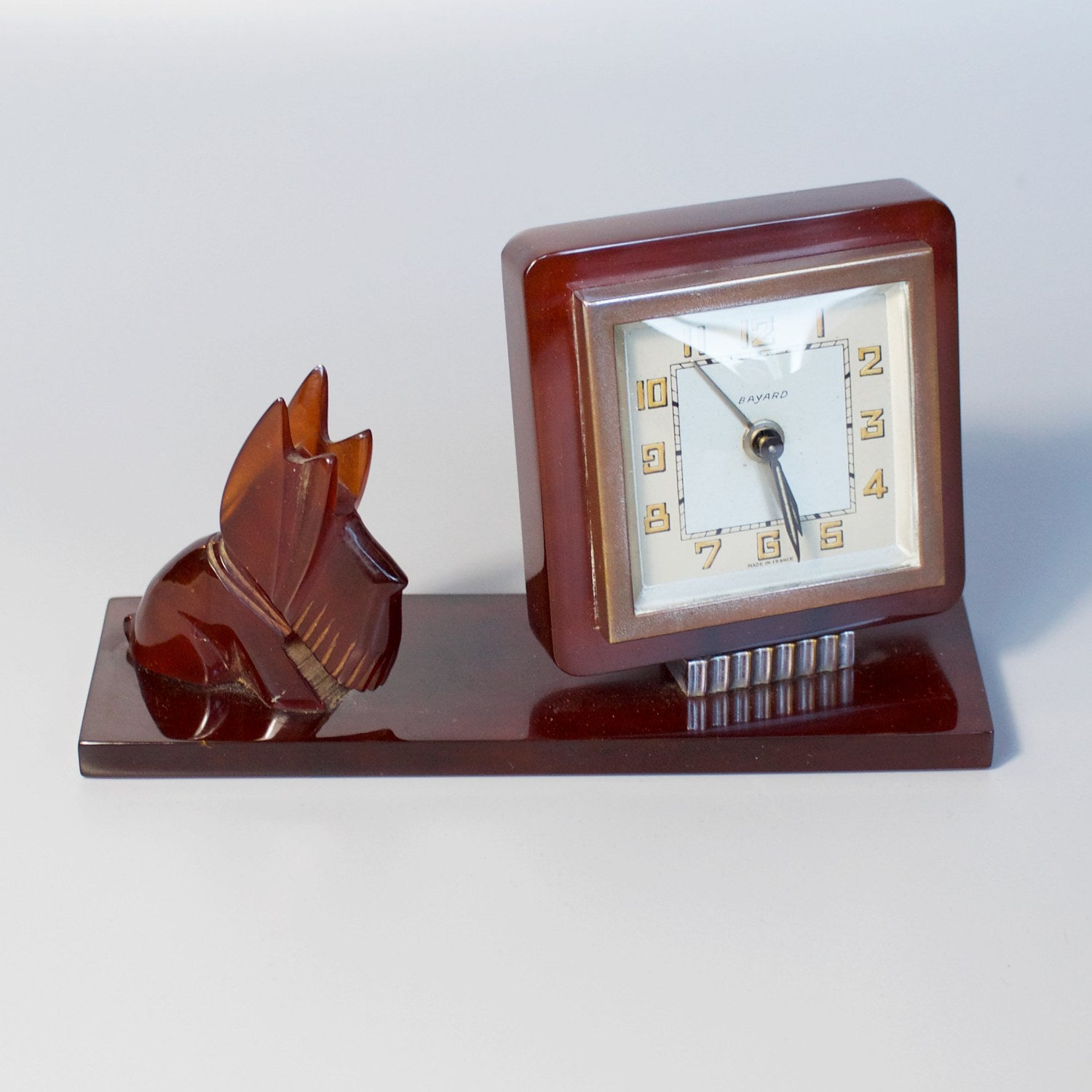 Art Deco Bakelite Desk Clock by Bayard Jeroen Markies Art Deco