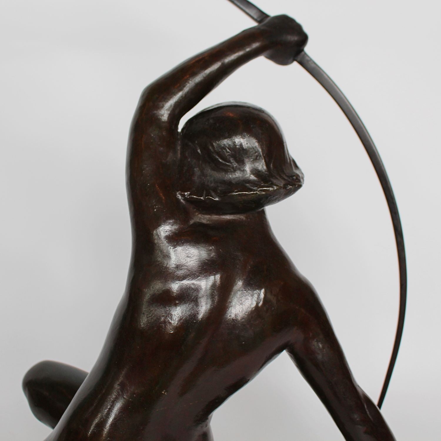 Art Nouveau Bronze sculpture of Diana