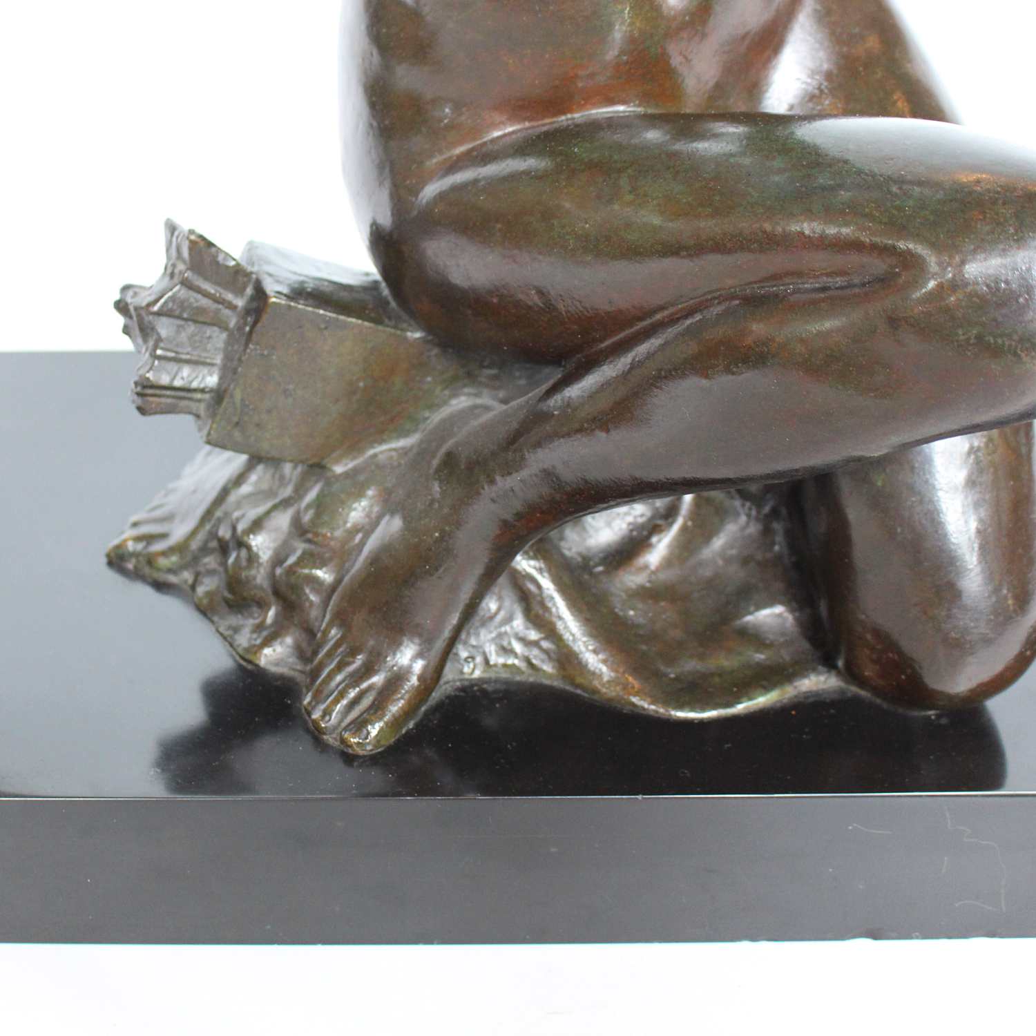 Art Nouveau Bronze sculpture of Diana