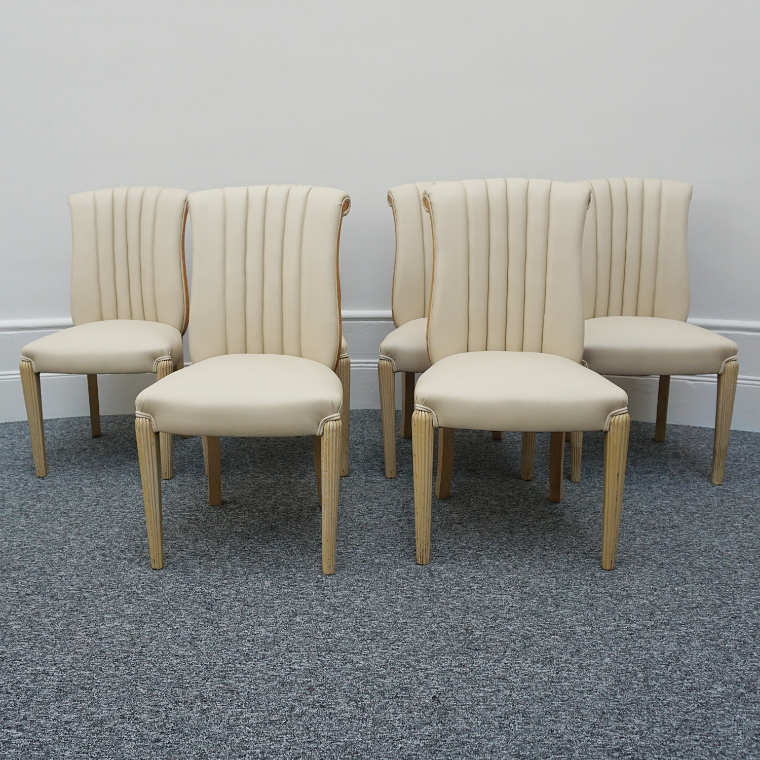 Original Art  Deco 6 Seat Dining Suit by Harry & Lou Epstein and Hille - Jeroen Markies Art Deco