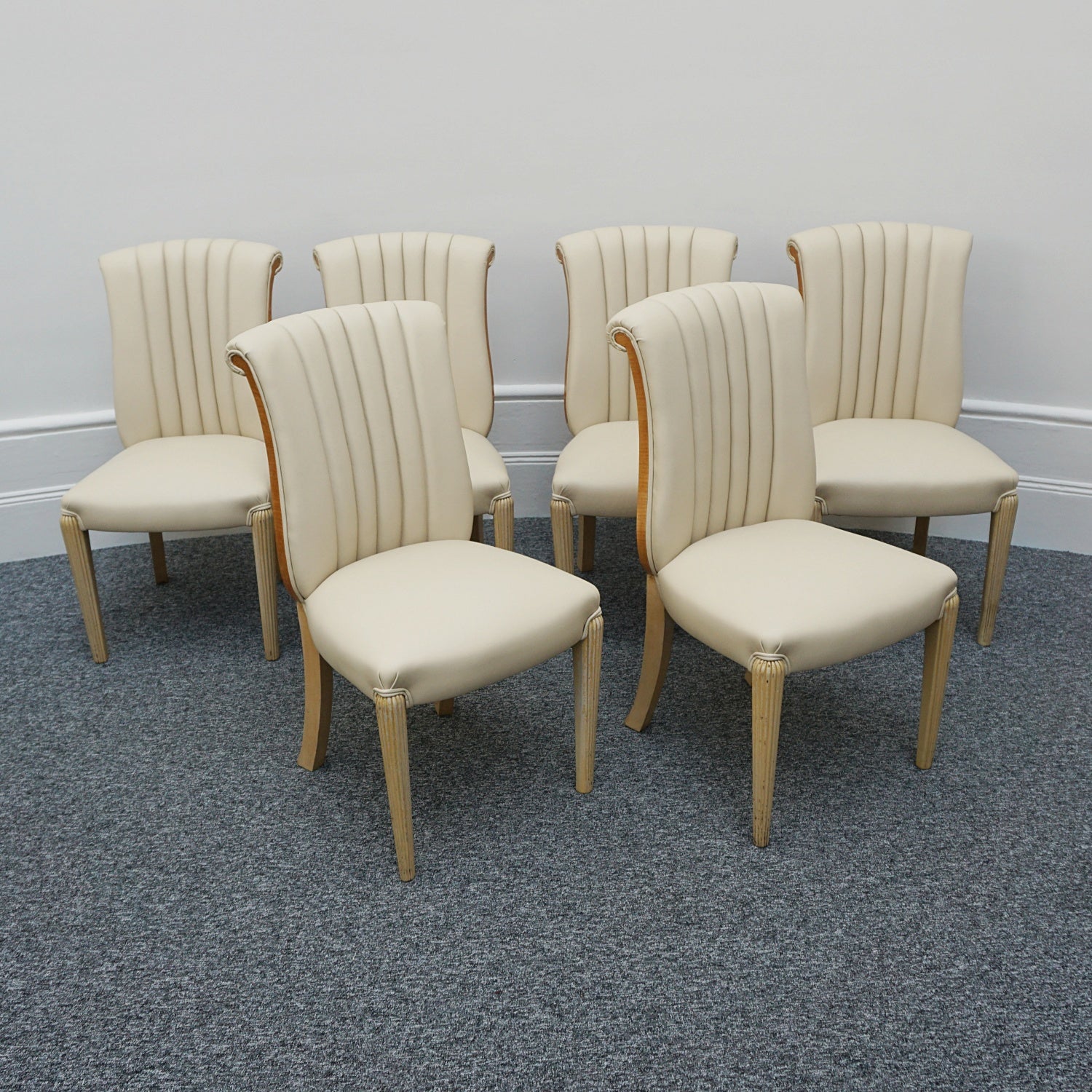 Original Art  Deco 6 Seat Dining Suit by Harry & Lou Epstein and Hille - Jeroen Markies Art Deco