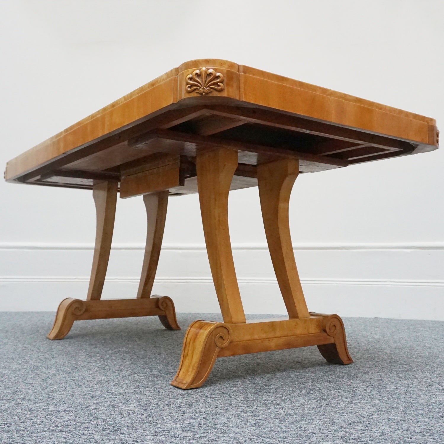 Art Deco Six Seat Dining Suite - Extendable-Vintage-Art-Deco-Furniture-Jeroen Markies Art Deco