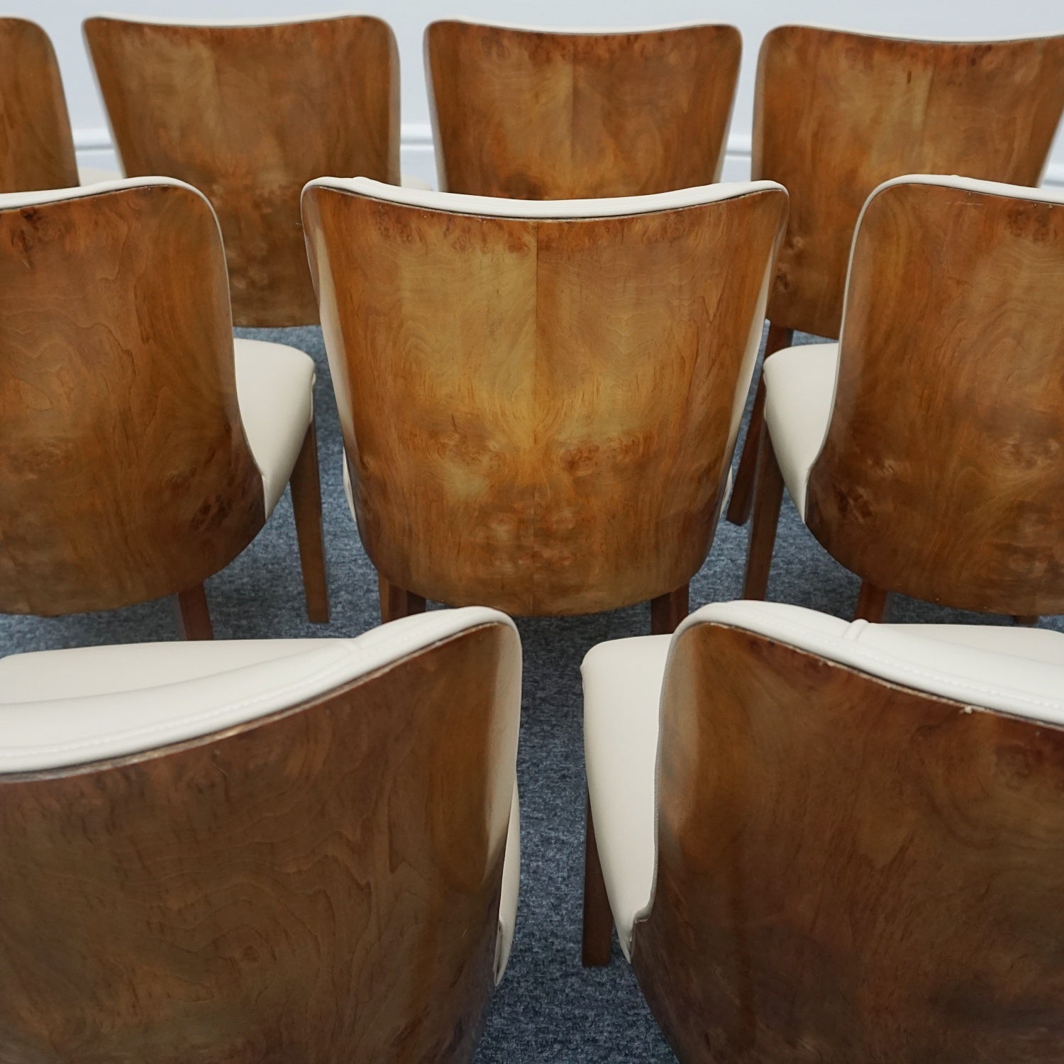 Original 1930's Art Deco Ten Seat Dining Suite by Harry & Lou Epstein - Jeroen Markies Art Deco