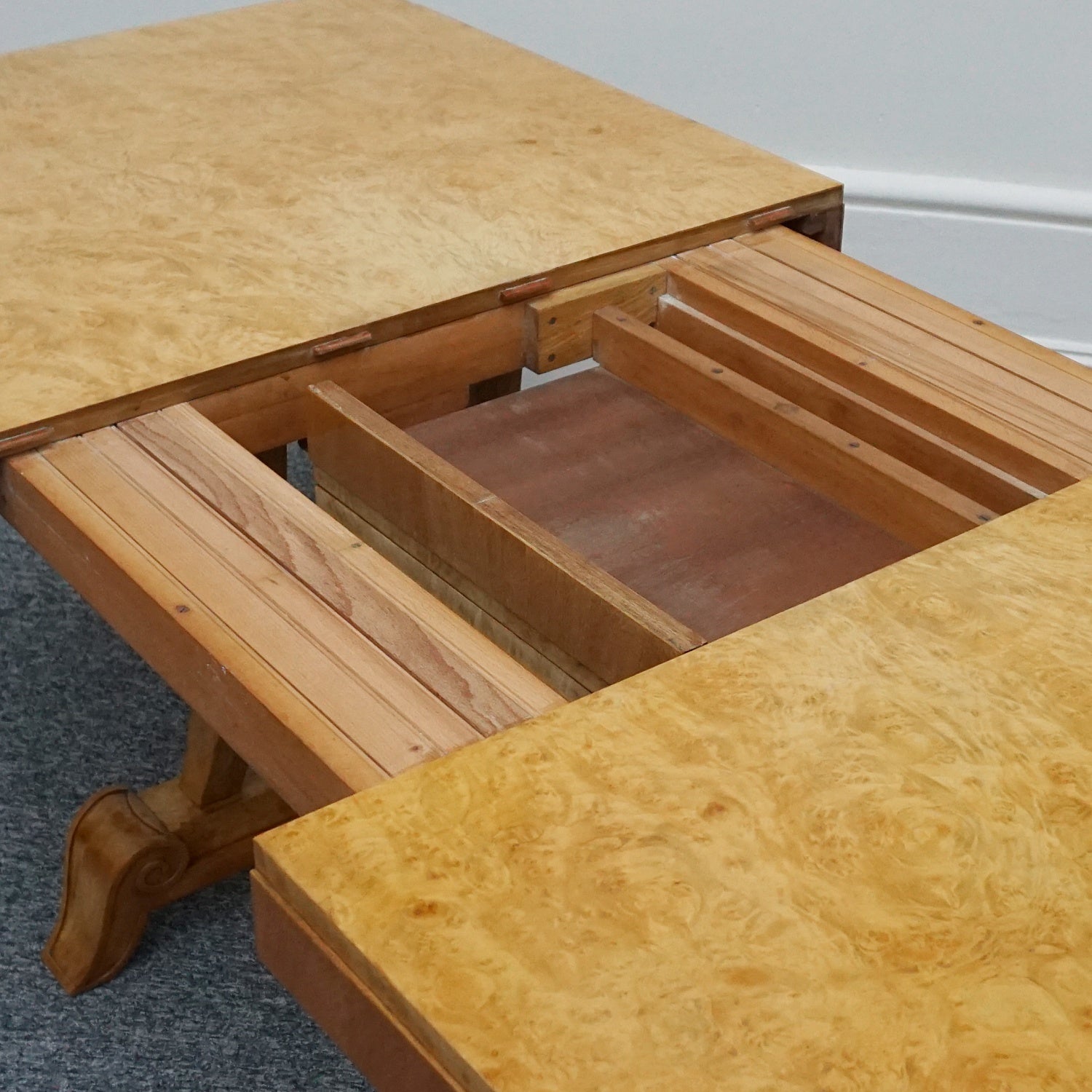 Art Deco Six Seat Dining Suite - Extendable-Vintage-Art-Deco-Furniture-Jeroen Markies Art Deco