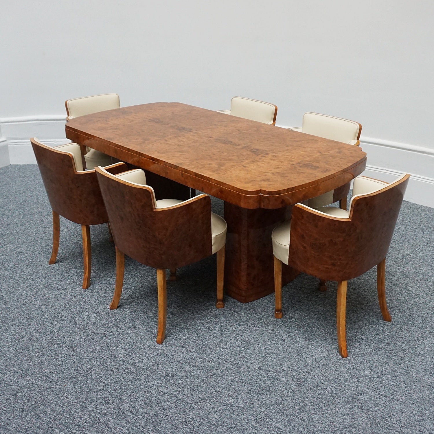 Original Art Deco Six Seat Dining Suite Circa 1935 - Jeroen Markies Art Deco