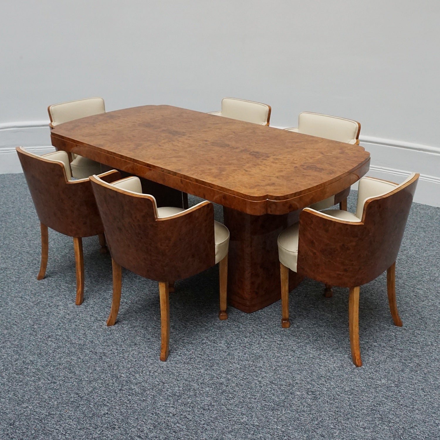 Original Art Deco Six Seat Dining Suite Circa 1935 - Jeroen Markies Art Deco