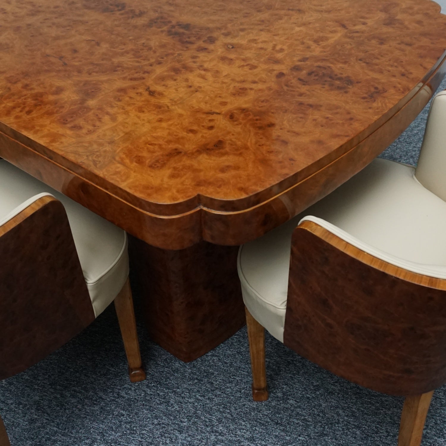 Original Art Deco Six Seat Dining Suite Circa 1935 - Jeroen Markies Art Deco