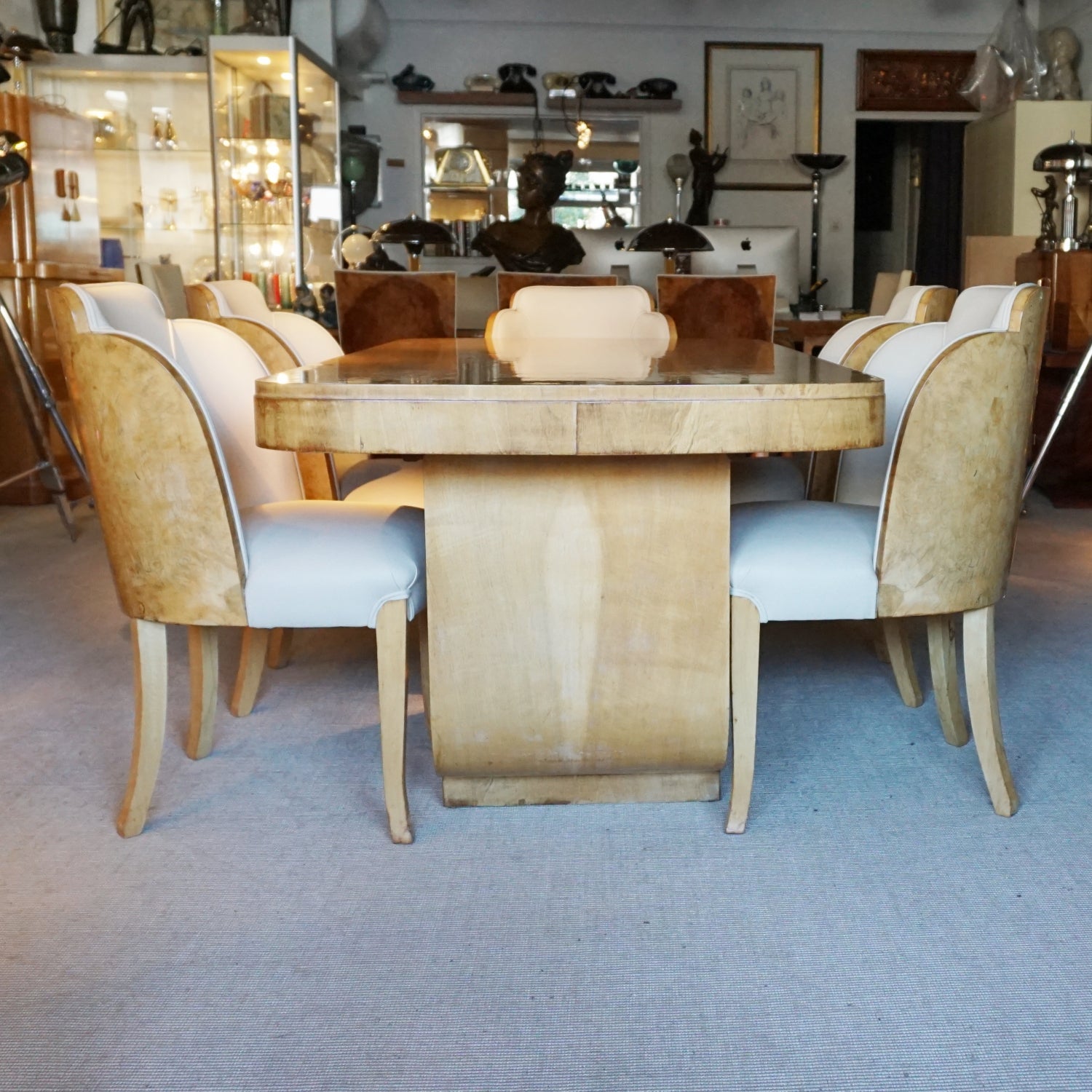 Art Deco 6 Seat Dining Suite by Harry & Lou Epstein -Jeroen Markies Art Deco