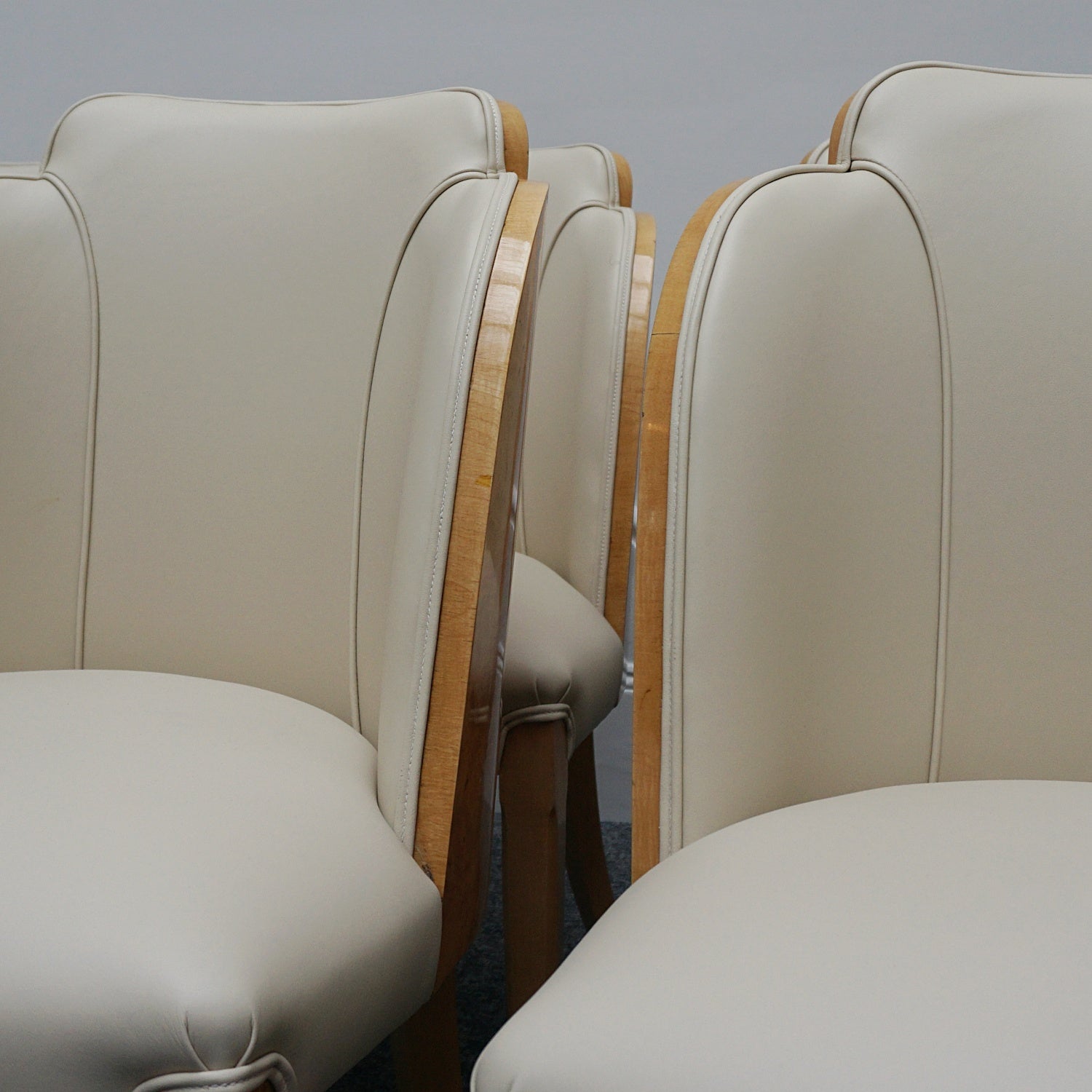 Art Deco Six Seat Dining Suite by Harry & Lou Epstein English, Circa 1930 - Jeroen Markies Art Deco