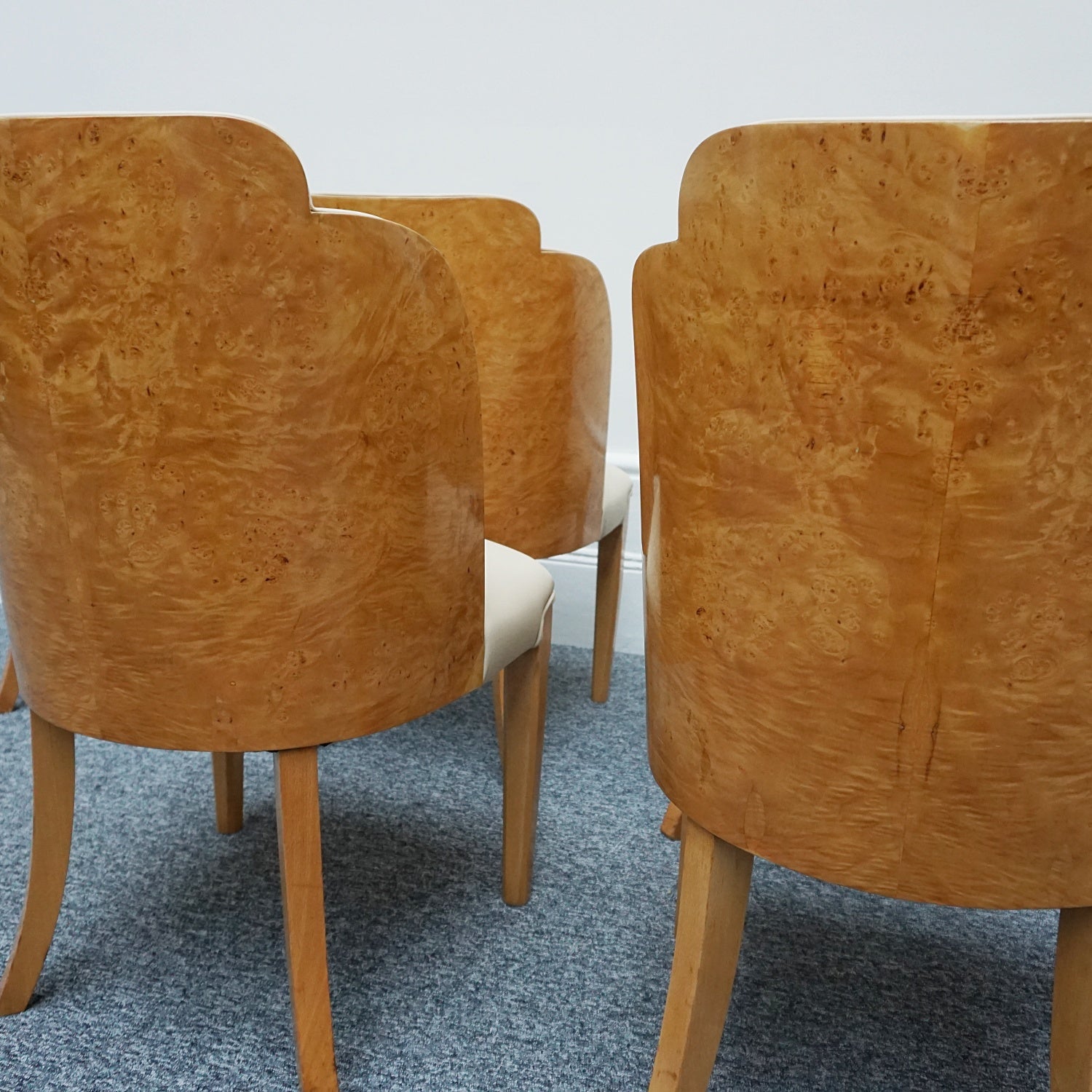 Art Deco Six Seat Dining Suite by Harry & Lou Epstein English, Circa 1930 - Jeroen Markies Art Deco