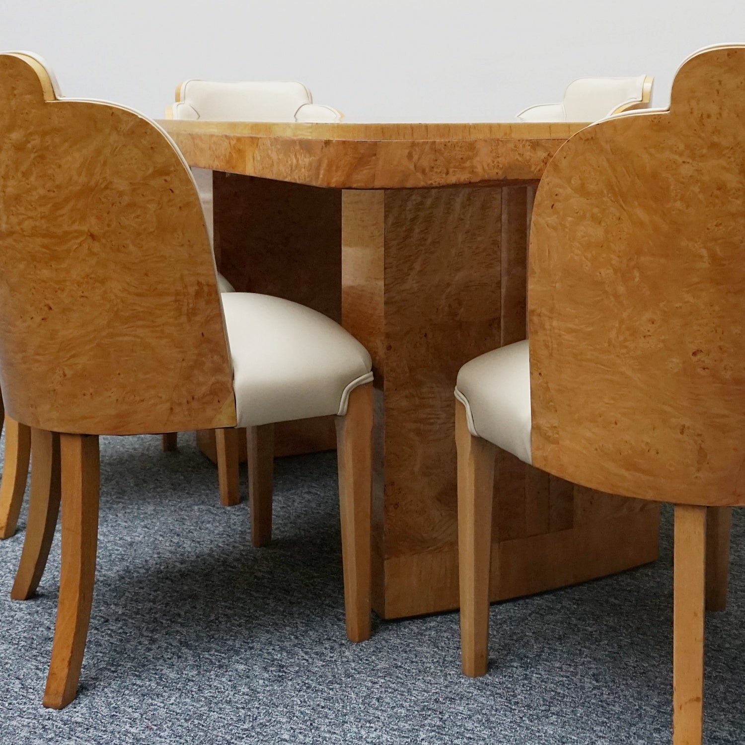 Art Deco Six Seat Dining Suite by Harry & Lou Epstein English, Circa 1930 - Jeroen Markies Art Deco