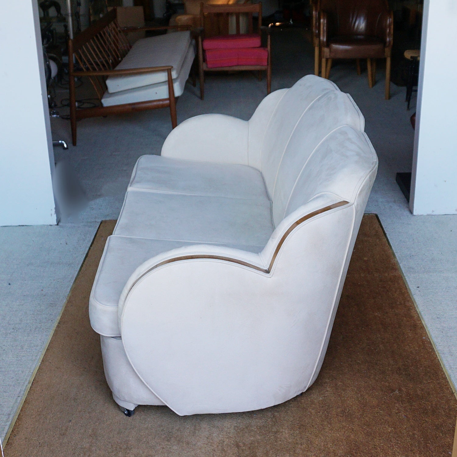 Art Deco Cloud Three Seat Sofa by Harry & Lou Epstein Circa 1930 - Jeroen Markies Art Deco
