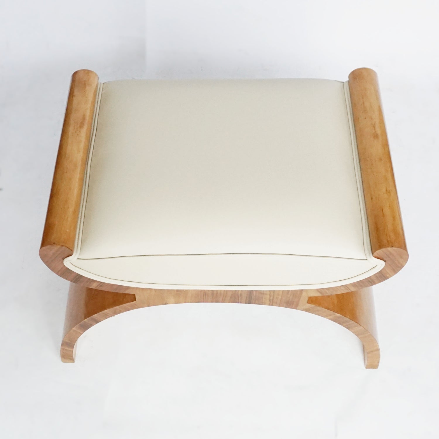 Art Deco X-Framed Stool by Harry & Lou Epstein - Jeroen Markies Art Deco