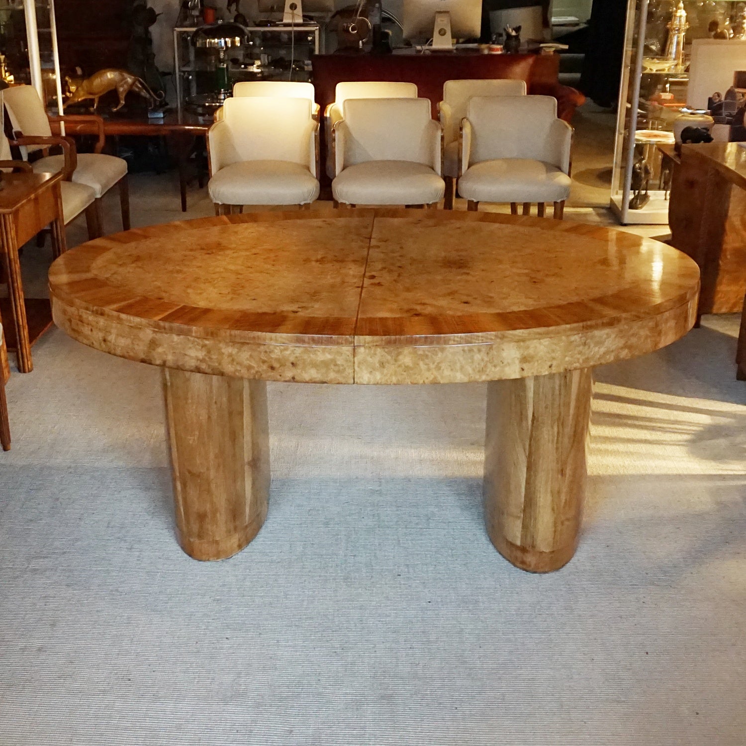 Art Deco Dining Suite by Maple & Co Vintage 6 Seat Dining Suite - Jeroen Markies Art Deco