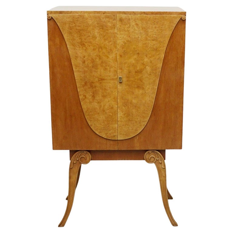 Art Deco Original Cocktail Cabinet 1930's English Art Deco - Jeroen Markies Art Deco