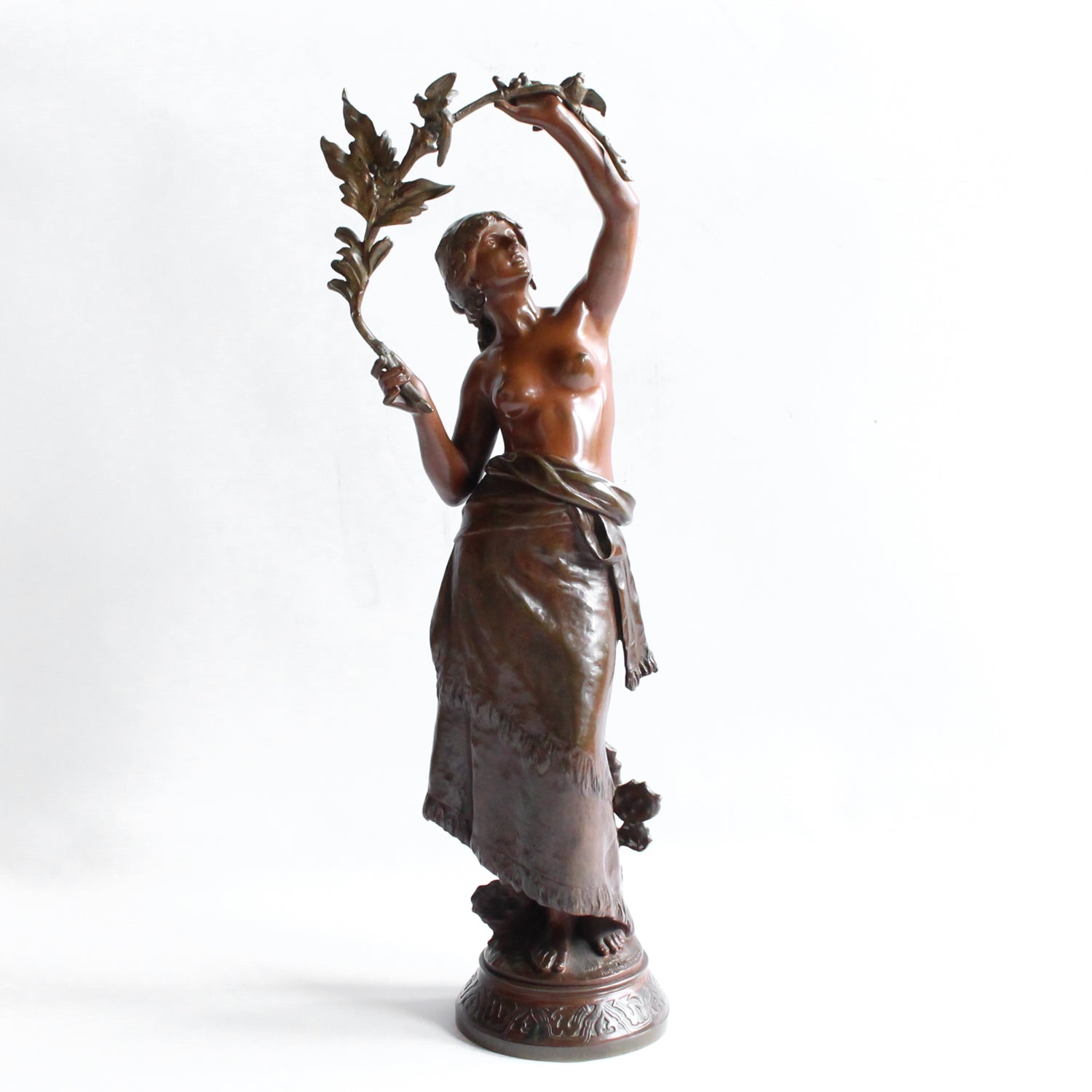 Bronze Gypsy - Auguste Moreau - Art deco sculpture - Jeroen Markies Art Deco