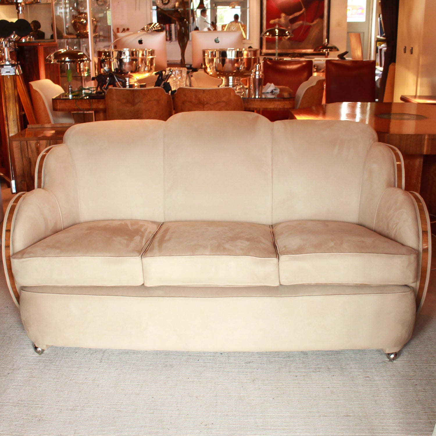 art deco cloud sofa Harry & Lou Epstein