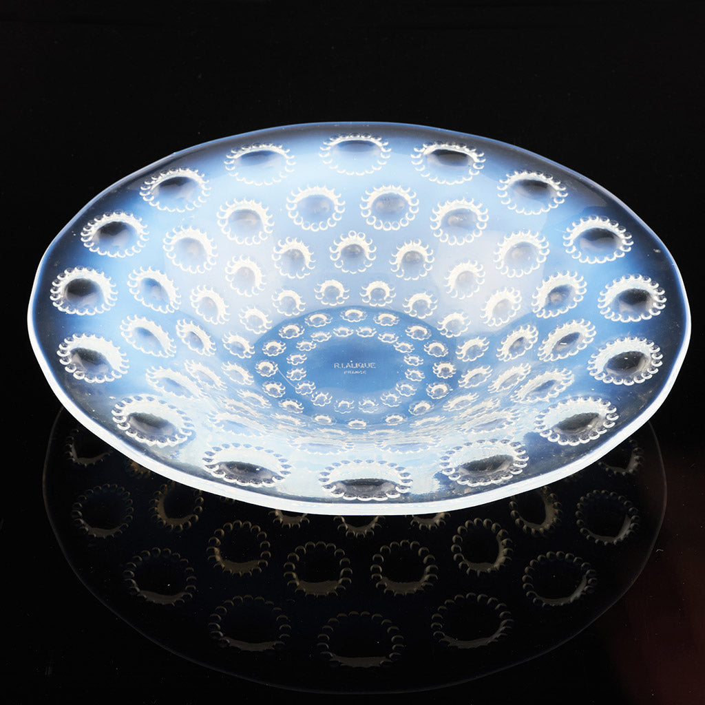 A René Lalique Art Deco Glass bowl Asters No.2
