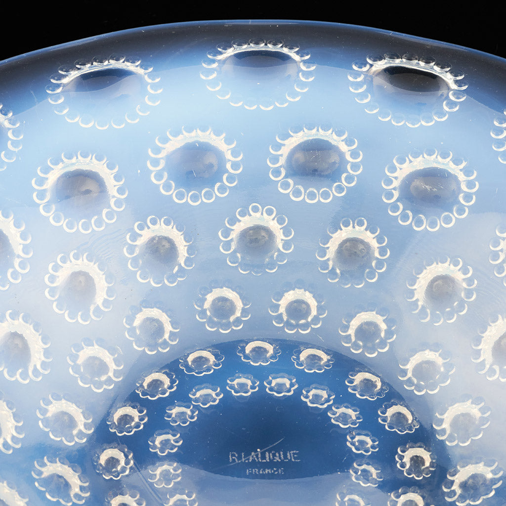 A René Lalique Art Deco Glass bowl Asters No.2