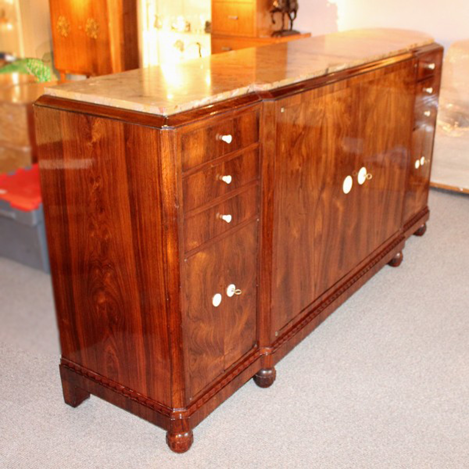 Art Deco sideboard - J&M Leleu - Vintage 20th Century Furniture - Jeroen Markies Art Deco