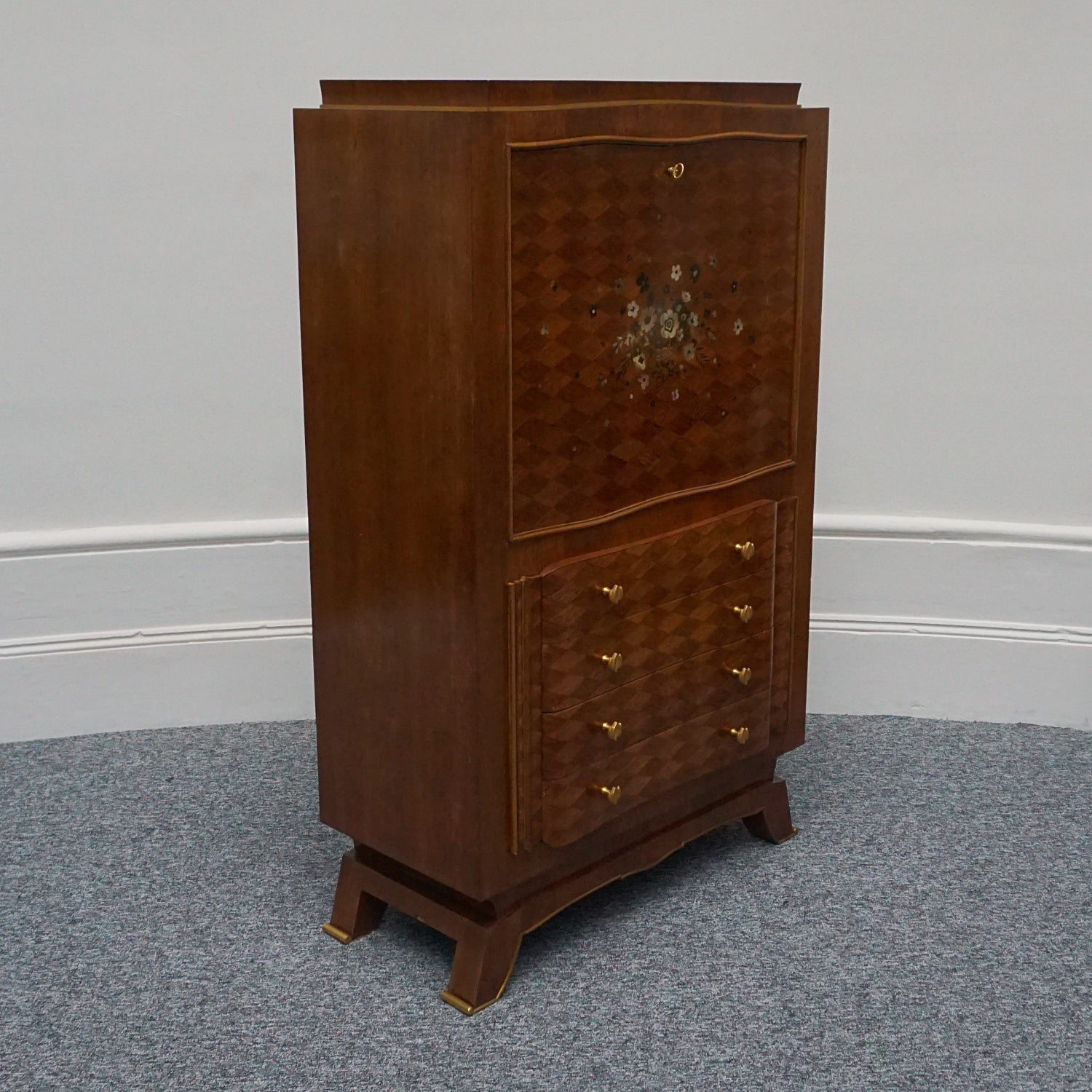 Jules Leleu French Art Deco Secretaire Cabinet - Jeroen Markies Art Deco