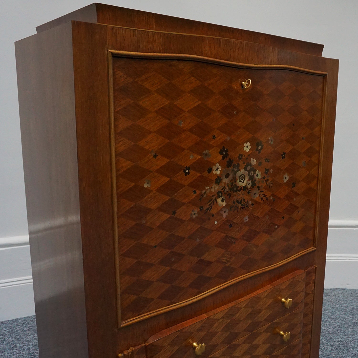 Jules Leleu French Art Deco Secretaire Cabinet - Jeroen Markies Art Deco