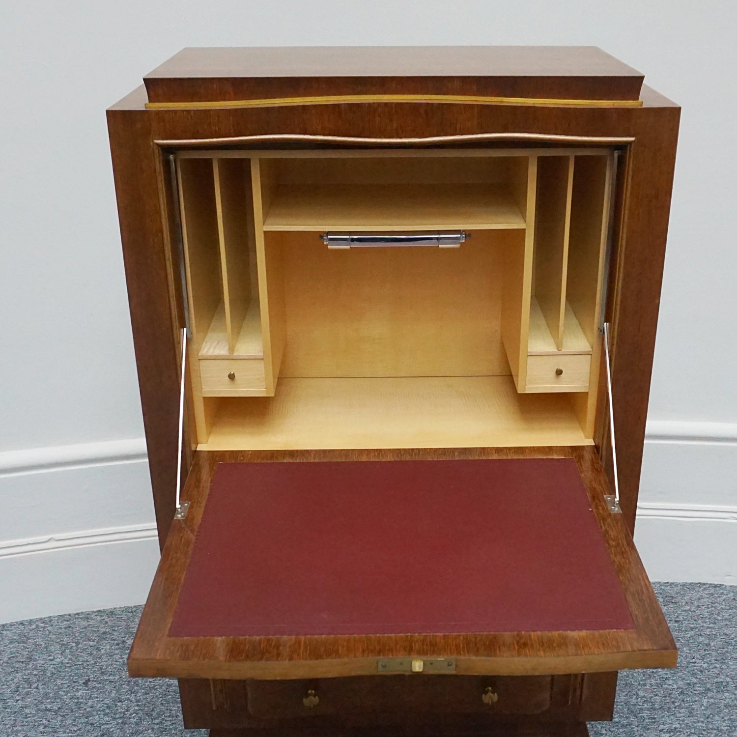 Jules Leleu French Art Deco Secretaire Cabinet - Jeroen Markies Art Deco