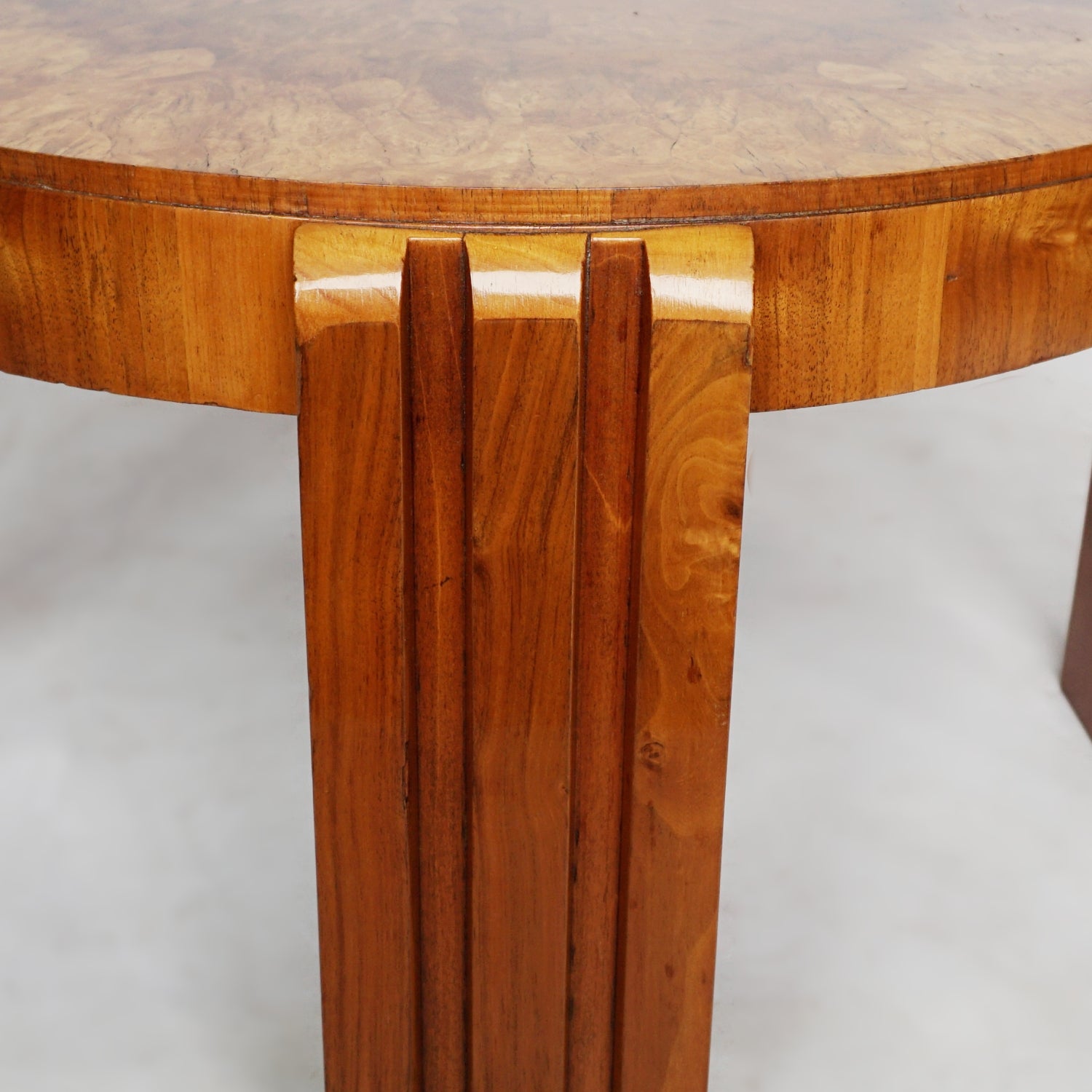 Art Deco Coffee Table Burr Walnut Jeroen Markies Art Deco