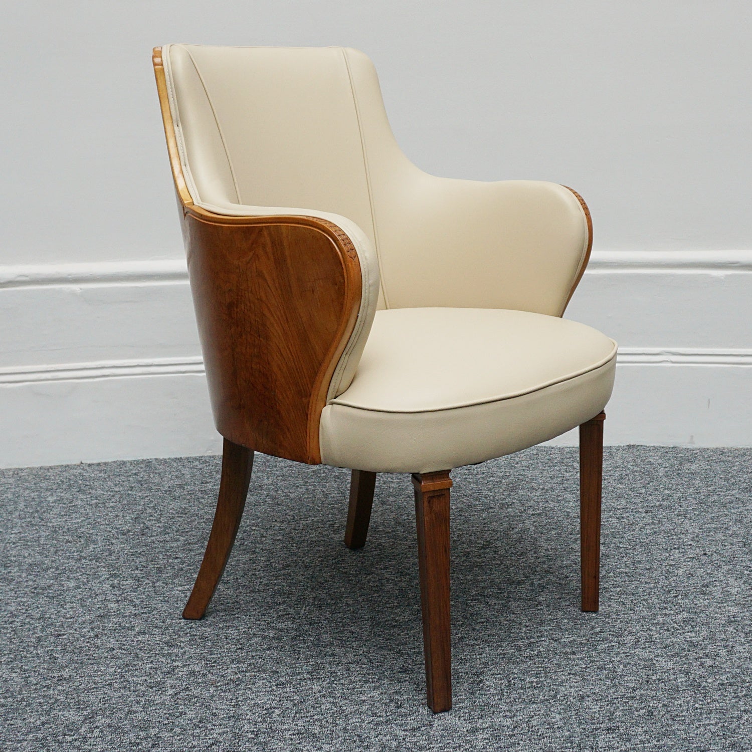 Original Pair of Art Deco Armchairs by Maurice Adams Circa 1930 - Jeroen Markies Art Deco