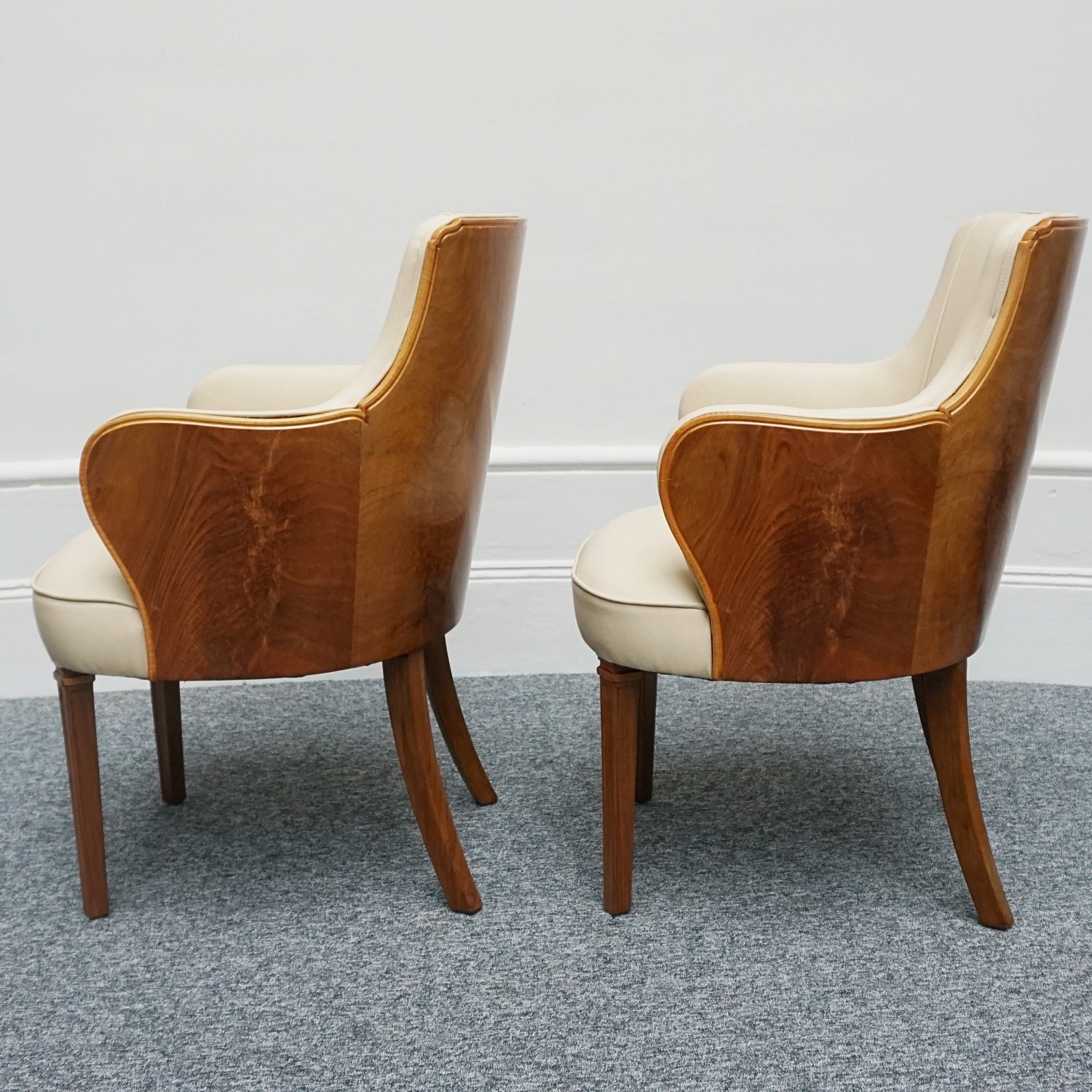Original Pair of Art Deco Armchairs by Maurice Adams Circa 1930 - Jeroen Markies Art Deco