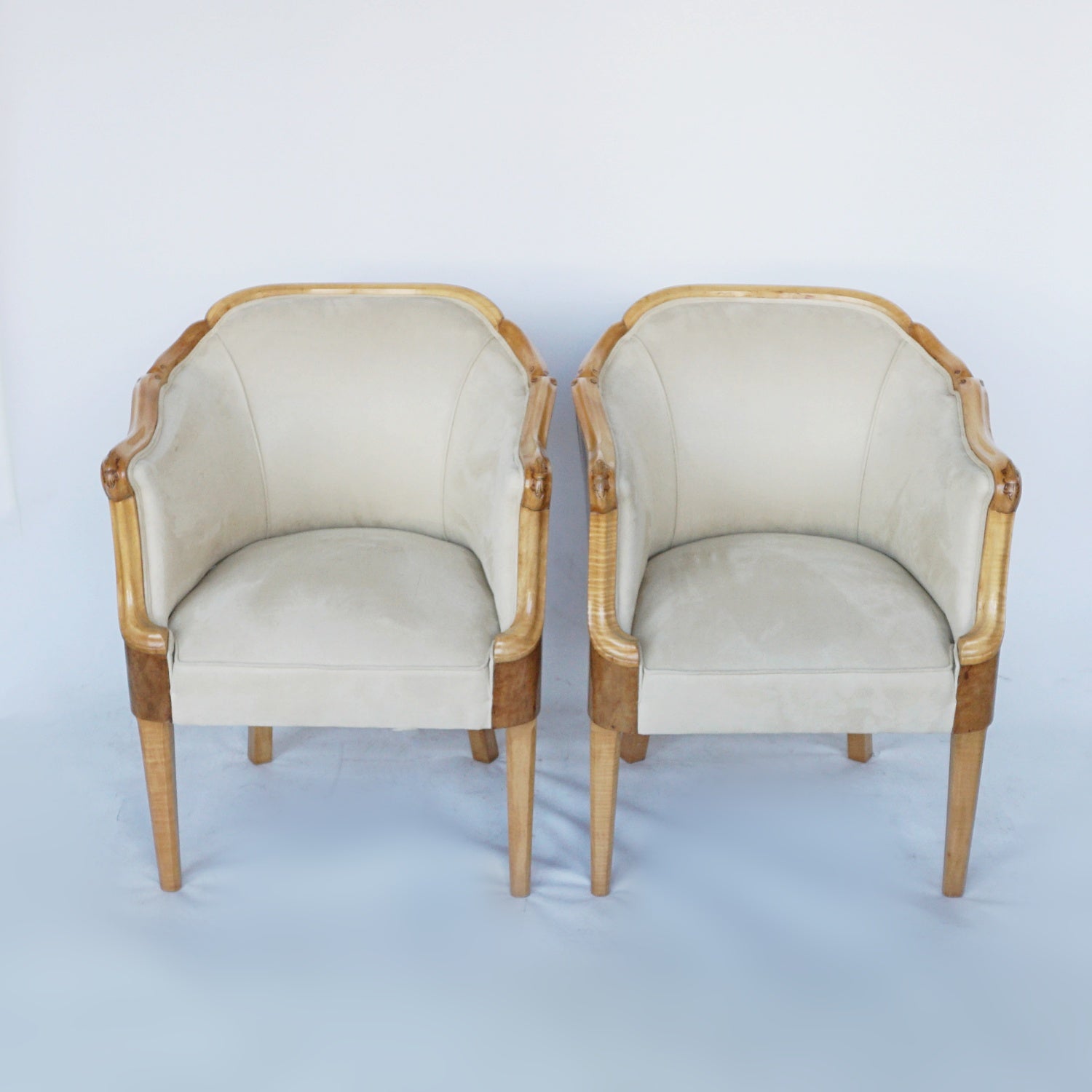 Vintage Pair of Art Deco Armchairs by Maurice Adams English 1930 - Jeroen Markies Art Deco