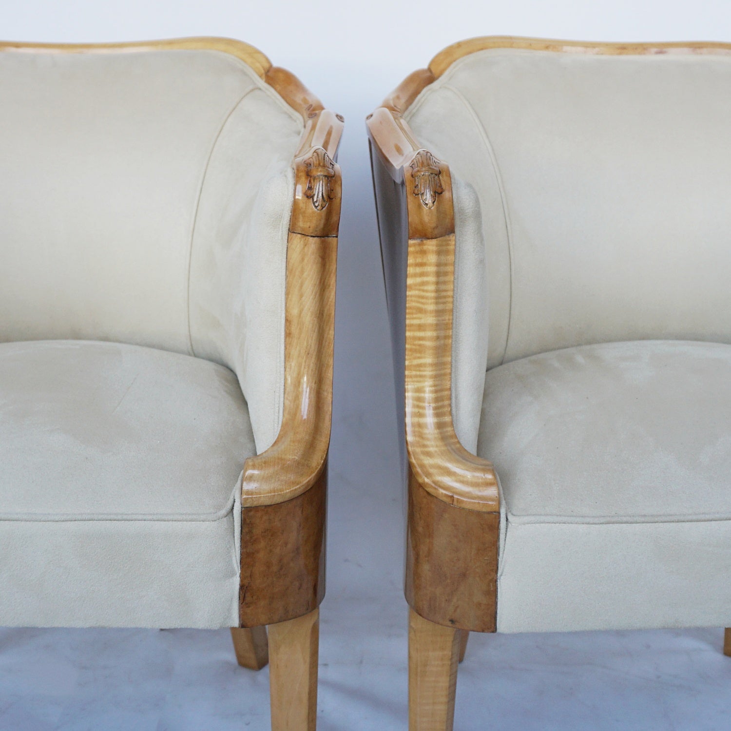 Vintage Pair of Art Deco Armchairs by Maurice Adams English 1930 - Jeroen Markies Art Deco