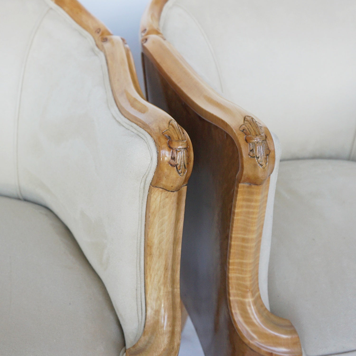 Vintage Pair of Art Deco Armchairs by Maurice Adams English 1930 - Jeroen Markies Art Deco