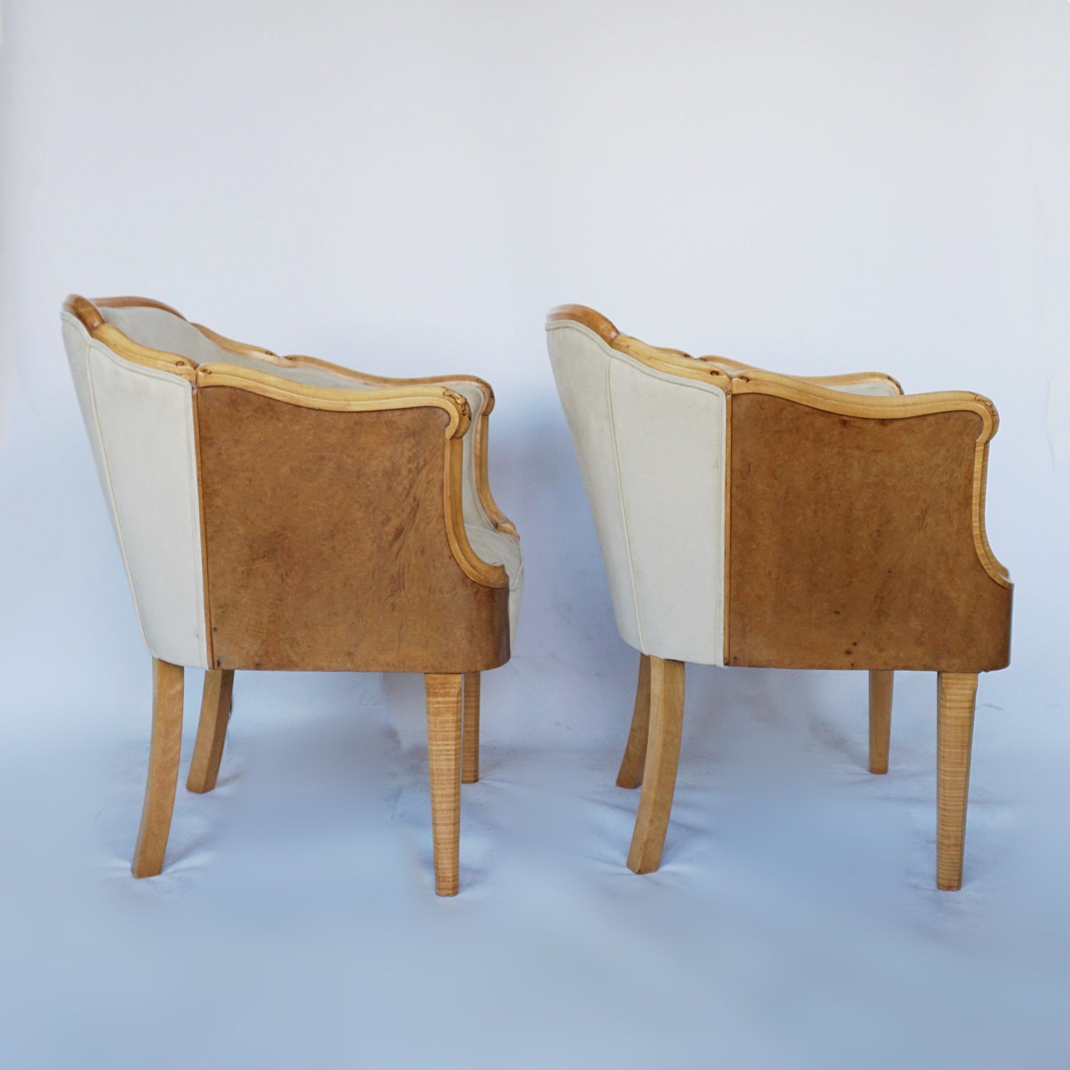 Vintage Pair of Art Deco Armchairs by Maurice Adams English 1930 - Jeroen Markies Art Deco