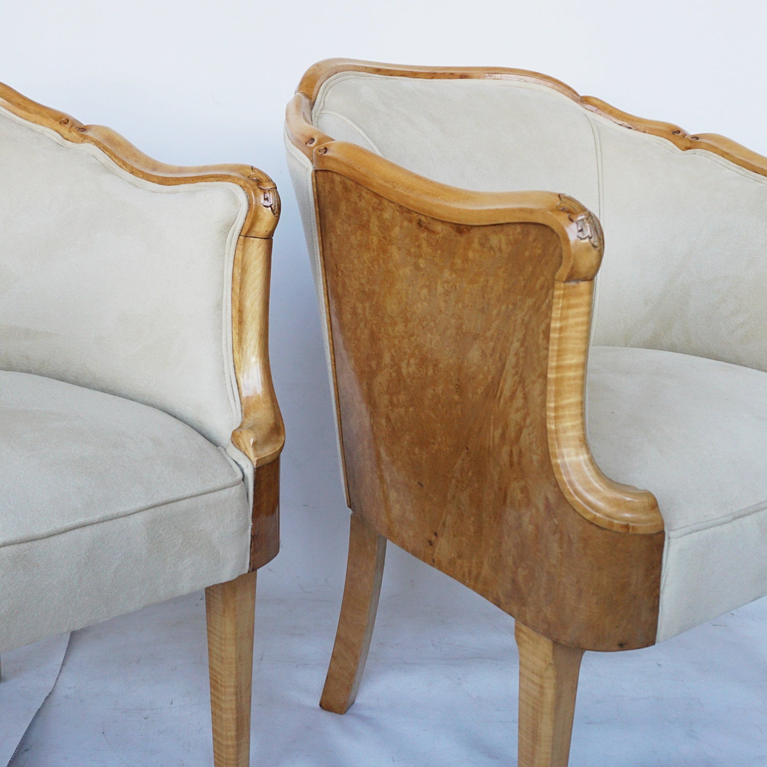 Vintage Pair of Art Deco Armchairs by Maurice Adams English 1930 - Jeroen Markies Art Deco