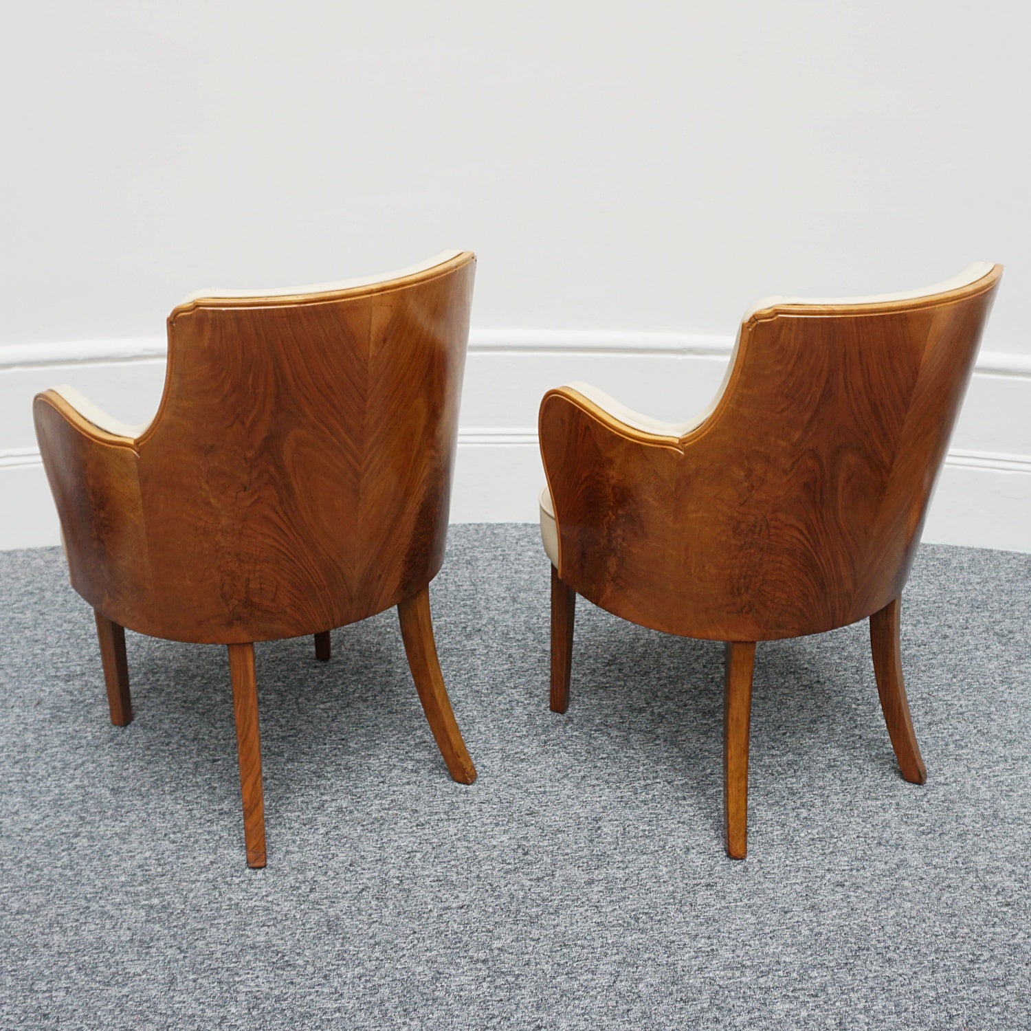 Original Pair of Art Deco Armchairs by Maurice Adams Circa 1930 - Jeroen Markies Art Deco