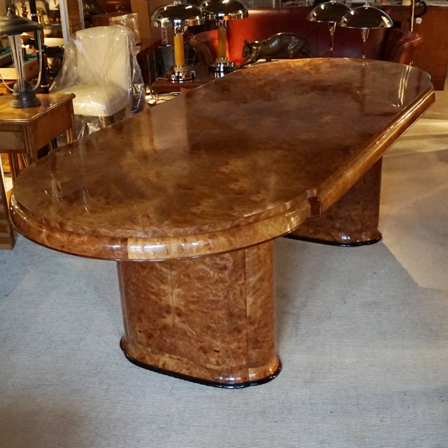 Art Deco 8 Seat Dining Suite by Maurice Adams English Circa 1935 - Jeroen Markies Art Deco