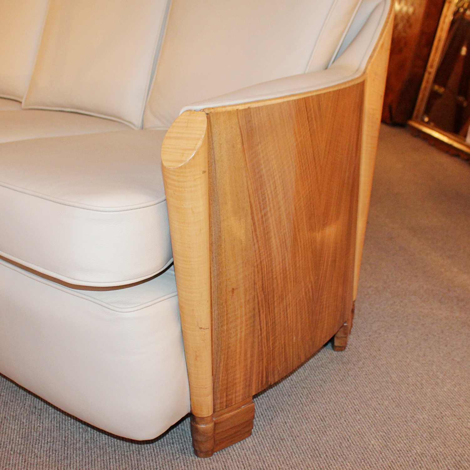 Maurice Adams Art Deco sofa at Jeroen Markies Art Deco