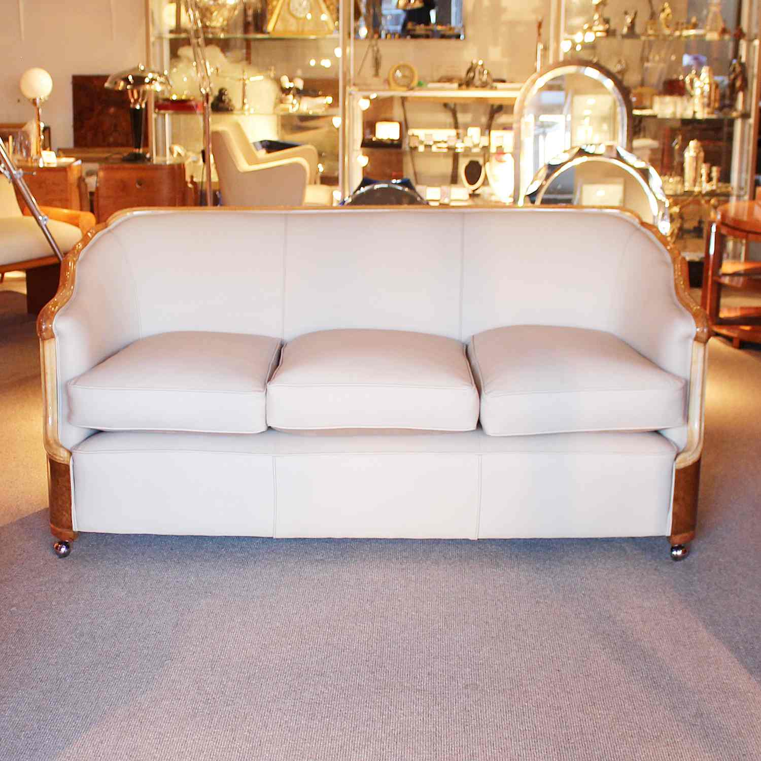 Maurice Adams Art Deco three piece suite circa 1930