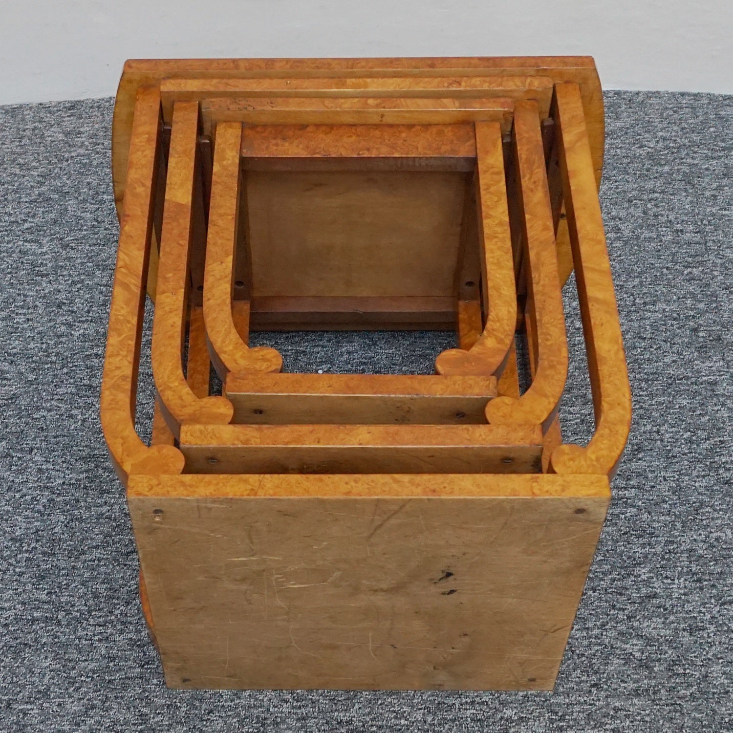 Vintage Art Deco Nest of Three Tables by Harry & Lou Epstein - Jeroen Markies Art Deco