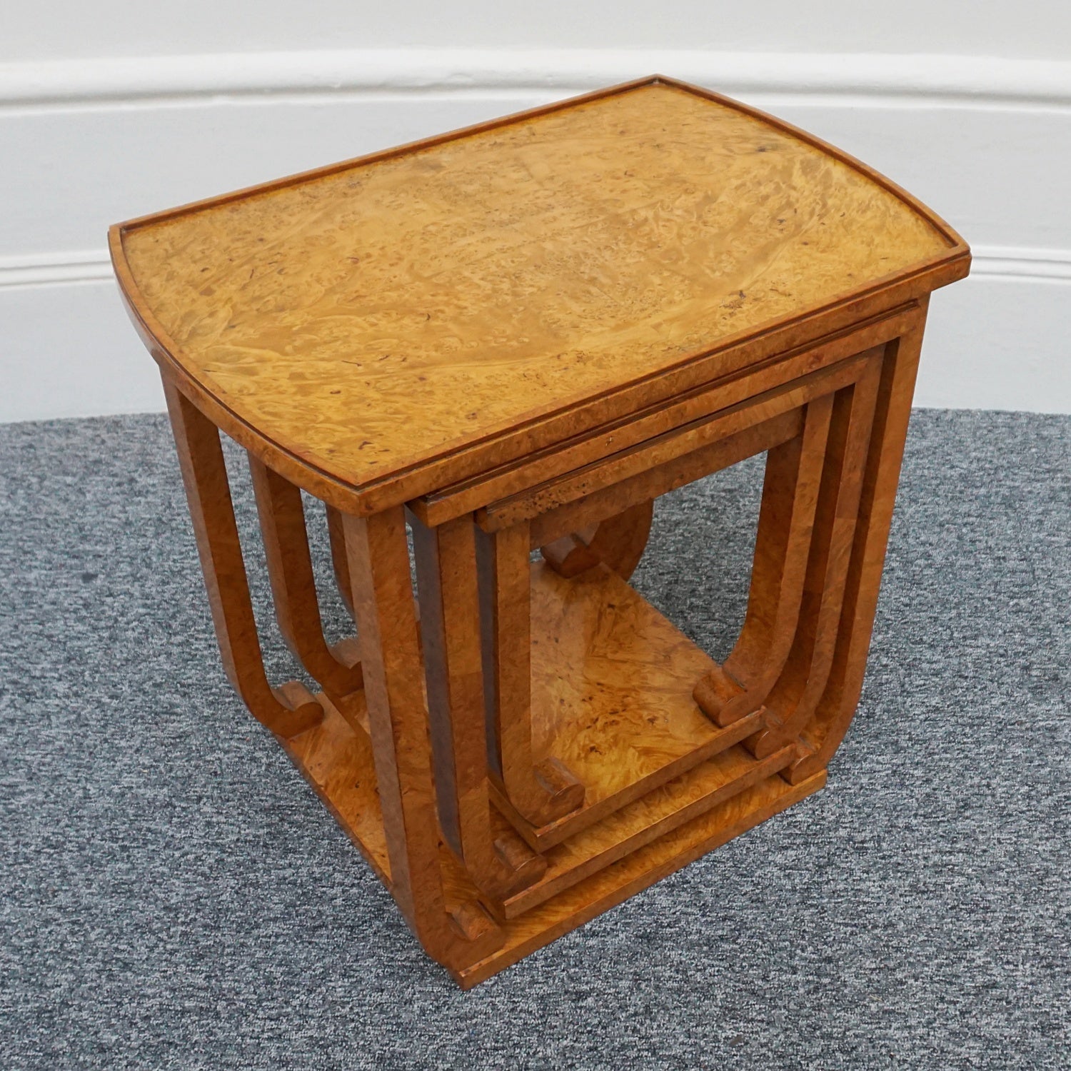 Vintage Art Deco Nest of Three Tables by Harry & Lou Epstein - Jeroen Markies Art Deco