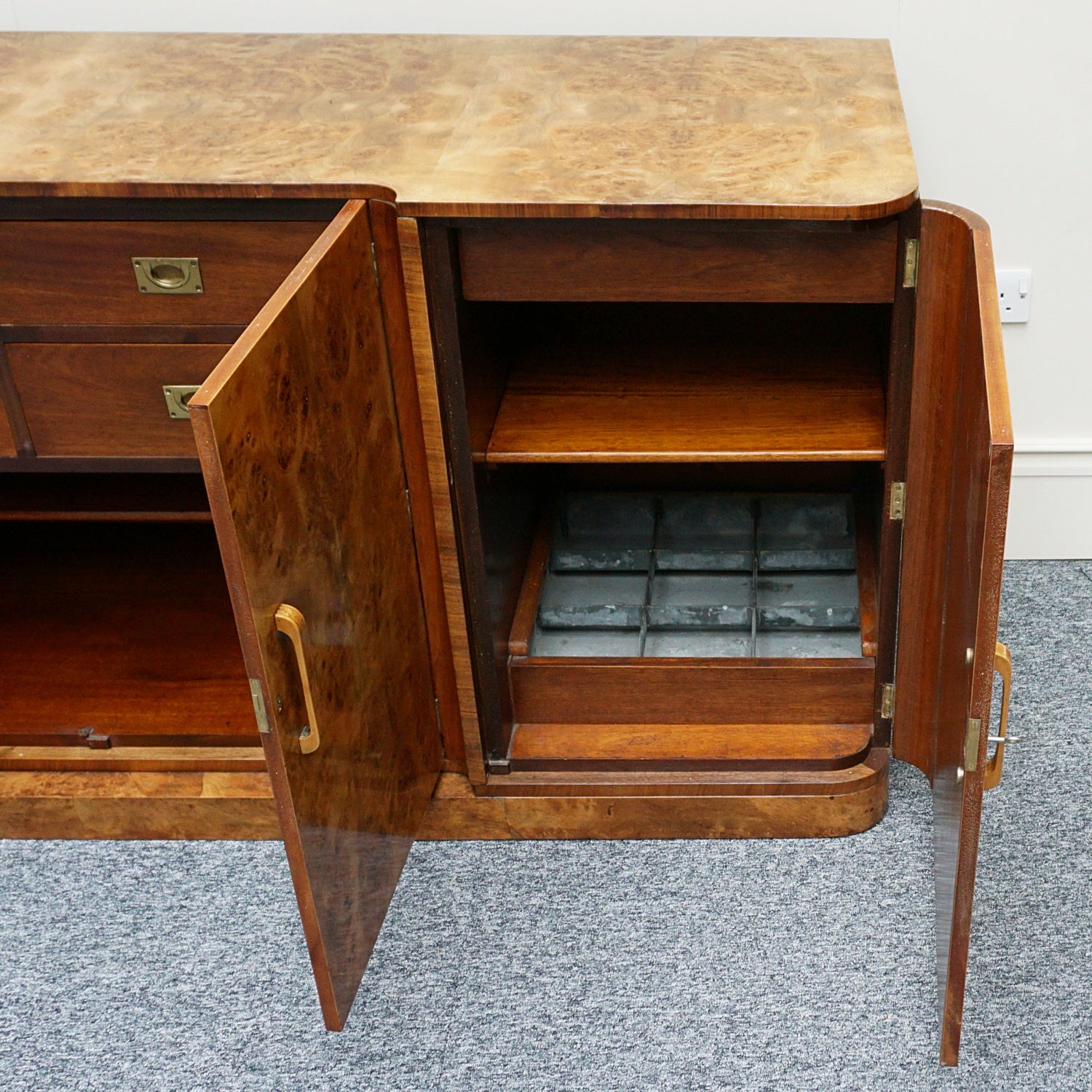 Art Deco Sideboard - Harry & Lou Epstein - Walnut -  Jeroen Markies Art Deco Furniture