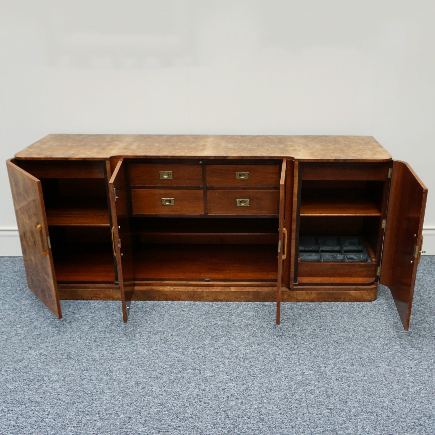 Art Deco Sideboard - Harry & Lou Epstein - Walnut -  Jeroen Markies Art Deco Furniture