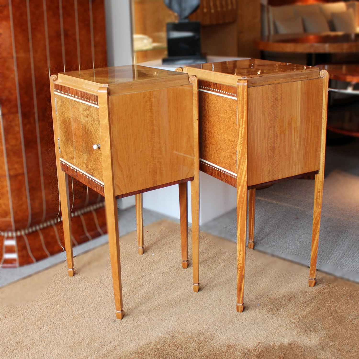 Art Deco Bedside Cabinets