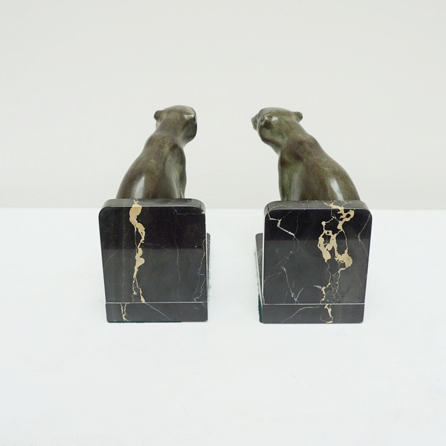 Art Deco Bookends - Polar Bears - 1930's - French - Jeroen Markies Art Deco Furniture