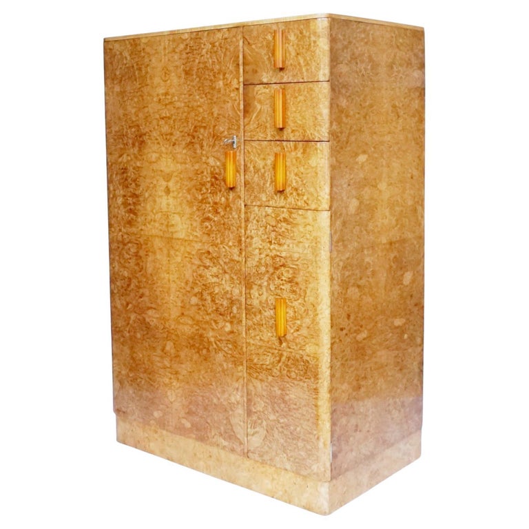 Art Deco Bachelors Cabinet by Harry & Lou Epstein English Circa 1930 - Jeroen Markies Art Deco