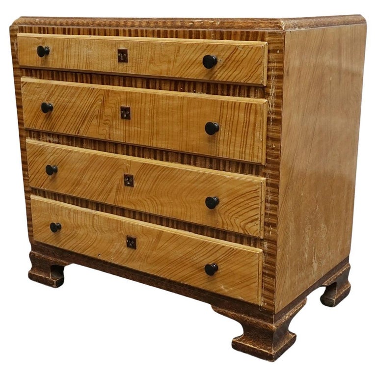 Art Deco Children's Chest of Four Drawers French Circa 1930 - Jeroen Markies Art Deco