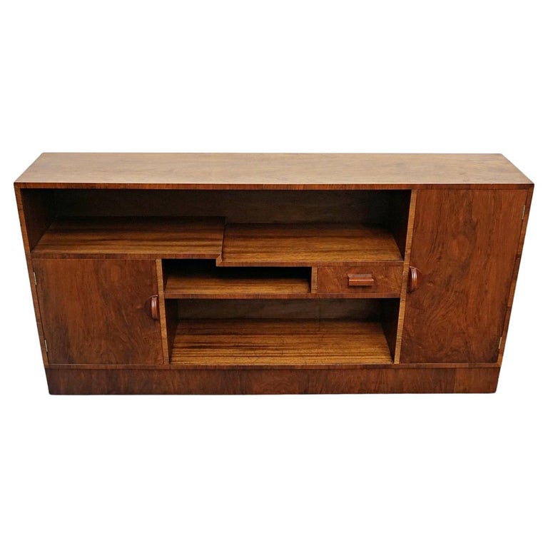 Art Deco Bookcase - Walnut - Mahogany - Jeroen Markies Art Deco Furniture